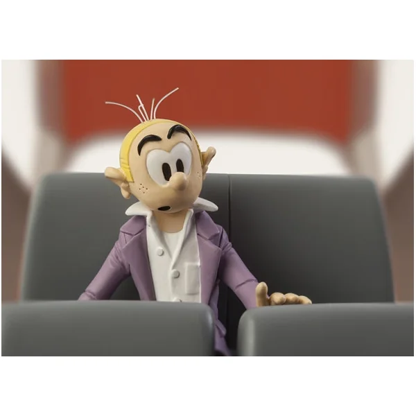 LE GARAGE DE FRANQUIN, SPIROU: CITROEN ID 19 1958 "Z COMME ZORGLUB" - véhicule en résine 40 cm