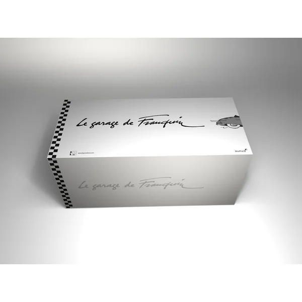 LE GARAGE DE FRANQUIN, SPIROU: CITROEN ID 19 1958 "Z COMME ZORGLUB" - véhicule en résine 40 cm