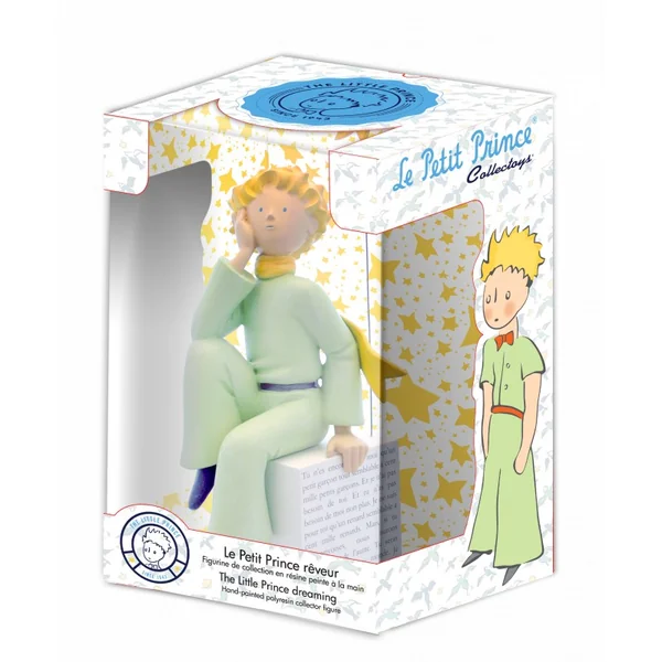 LE PETIT PRINCE: LE PETIT PRINCE REVEUR - statuette résine 24 cm