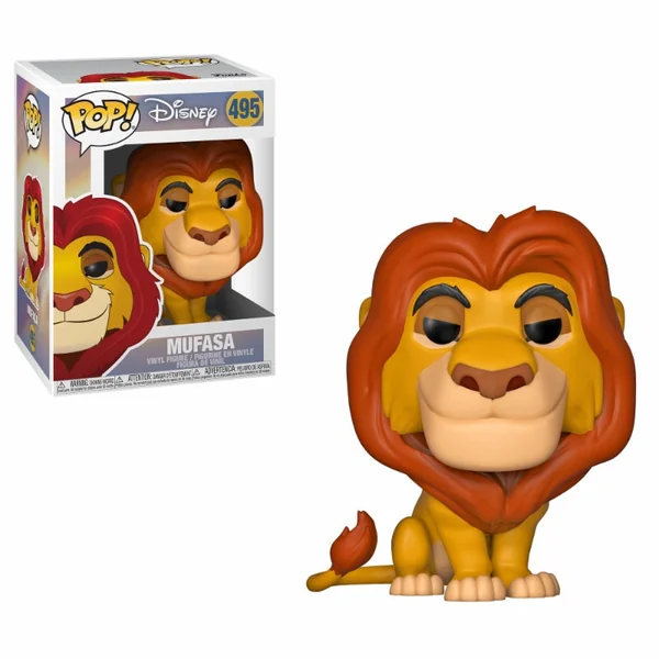 LE ROI LION: MUFASA, FUNKO POP! DISNEY #495 - figurine vinyl 10 cm