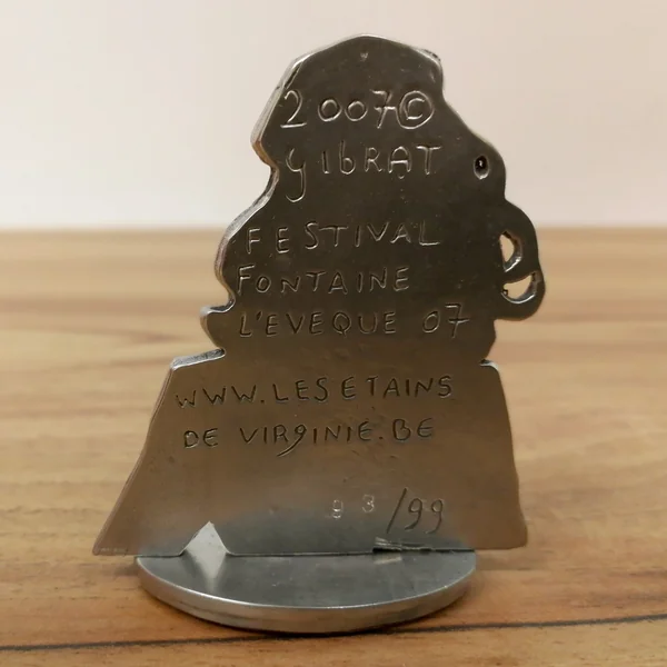 LE VOL DU CORBEAU: JEANNE - figurine en étain 6 cm