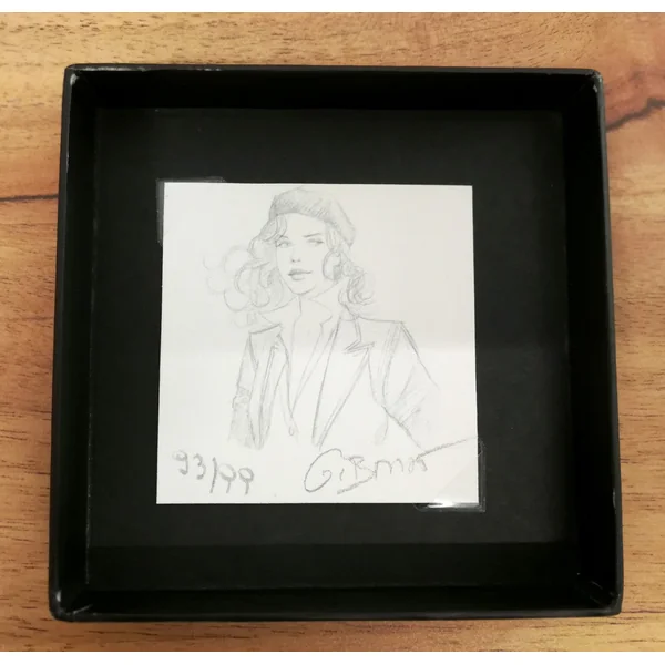 LE VOL DU CORBEAU: JEANNE - figurine en étain 6 cm