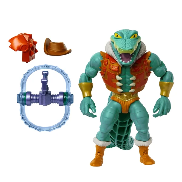 Leatherhead figurine Deluxe MOTU x TMNT Turtles of Grayskull Mattel 14 cm