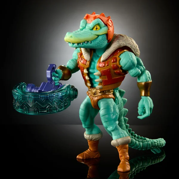 Leatherhead figurine Deluxe MOTU x TMNT Turtles of Grayskull Mattel 14 cm