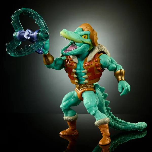 Leatherhead figurine Deluxe MOTU x TMNT Turtles of Grayskull Mattel 14 cm