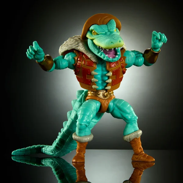 Leatherhead figurine Deluxe MOTU x TMNT Turtles of Grayskull Mattel 14 cm