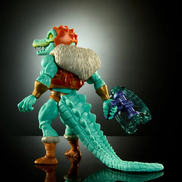 Leatherhead figurine Deluxe MOTU x TMNT Turtles of Grayskull Mattel 14 cm