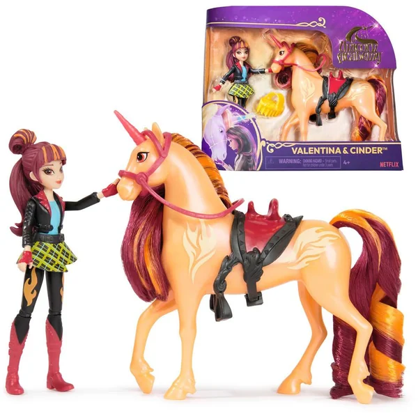 L'ECOLE DES LICORNES - COFFRET LICORNE CINDER ET POUPEE VALENTINA