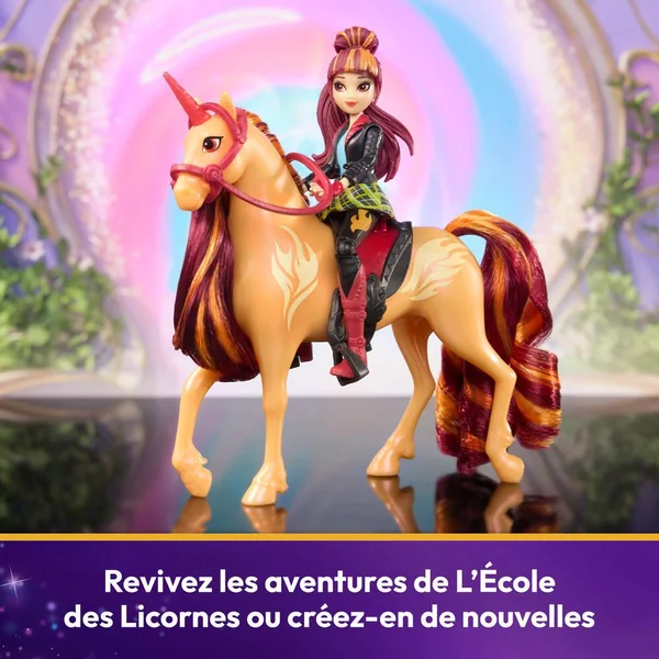 L'ECOLE DES LICORNES - COFFRET LICORNE CINDER ET POUPEE VALENTINA