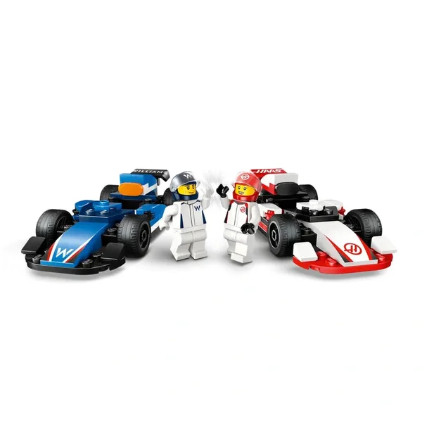 Lego - City - F1 Williams Racing & Haas F1 Race Cars - Construction Set Toys