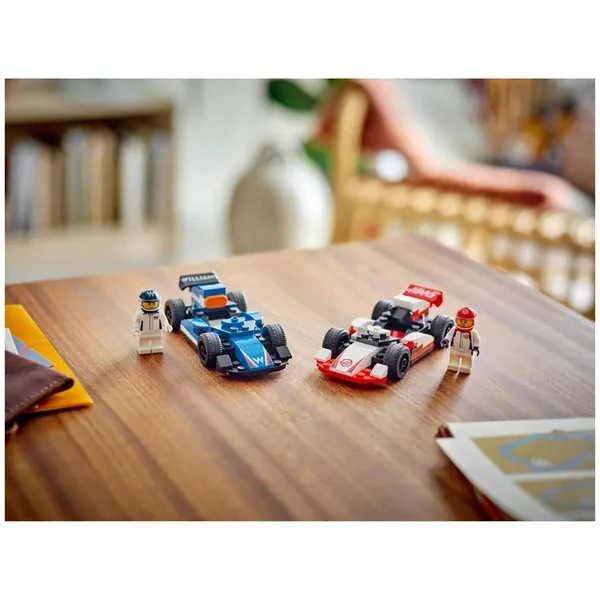 Lego - City - F1 Williams Racing & Haas F1 Race Cars - Construction Set Toys