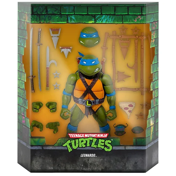 Leonardo figurine Ultimate Les Tortues Ninja TMNT Super7 18 cm