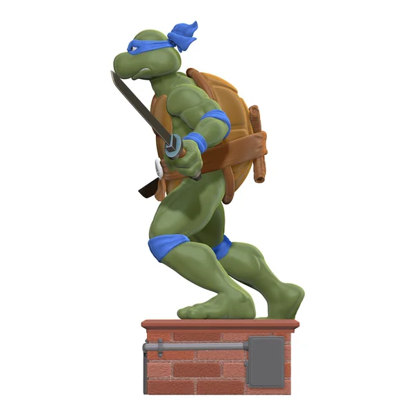 LEONARDO STATUETTE 1/8 LES TORTUES NINJA POP CULTURE SHOCK