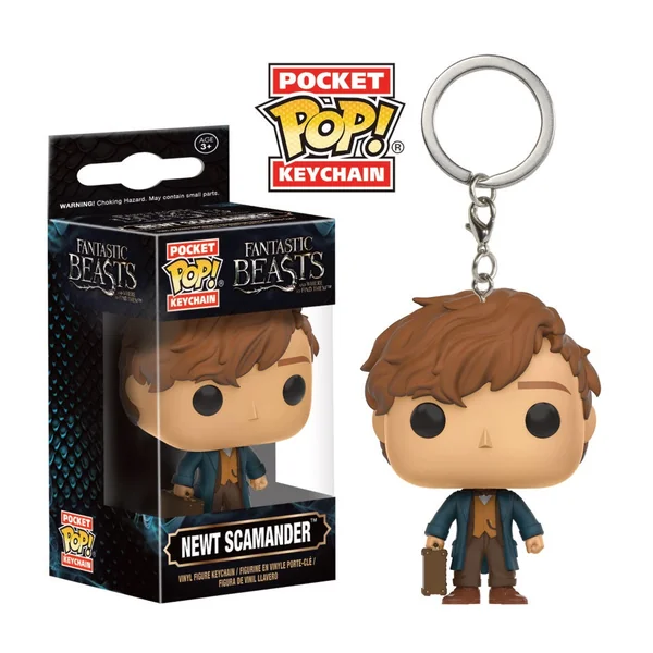 LES ANIMAUX FANTASTIQUES: NORBERT DRAGONNEAU, FUNKO POCKET POP! - porte-clés vinyl 4 cm