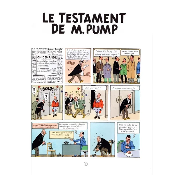 LES ARCHIVES TINTIN: JO, ZETTE & JOCKO Le testament de M. Pump Hergé Moulinsart 2012 (2544003)