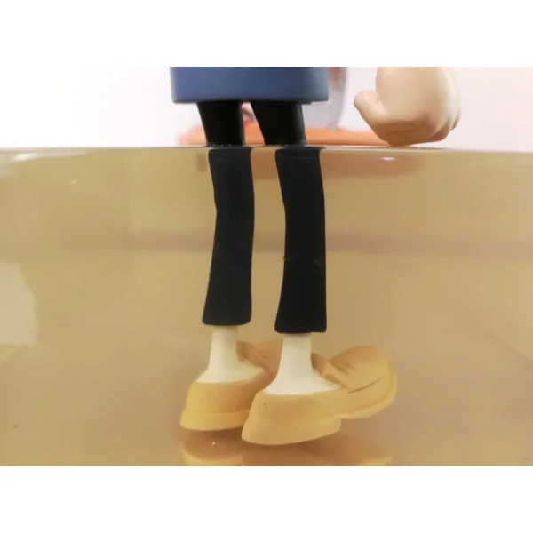 LES CASES DE FRANQUIN, GASTON LAGAFFE: GASTON ET FANTASIO, L'INONDATION - statuette résine