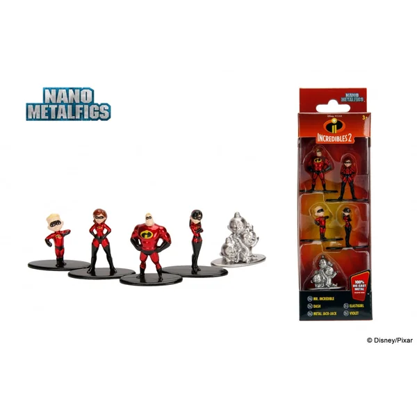 LES INDESTRUCTIBLES: pack de 5 figurines en métal 3.5 cm (NANO METALFIGS)