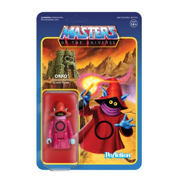 LES MAITRES DE L'UNIVERS: ORKO (wave 4) - figurine articulée "ReAction" 6 cm