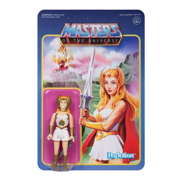 LES MAITRES DE L'UNIVERS: SHE-RA (wave 5) - figurine articulée "ReAction" 9 cm