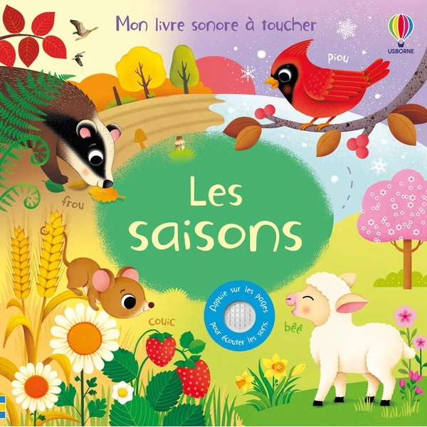 LES SAISONS - MON LIVRE SONORE