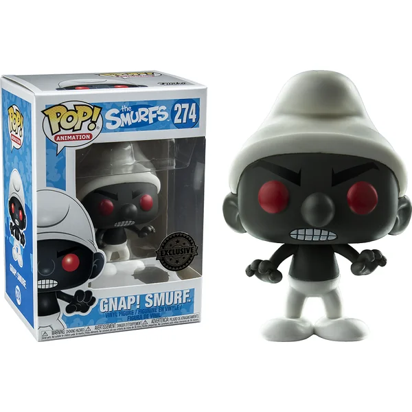 LES SCHTROUMPFS: LE SCHTROUMPF NOIR, FUNKO POP! ANIMATION #274 - figurine vinyl 10 cm