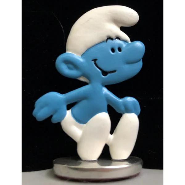 LES SCHTROUMPFS: MINI SCHTROUMPF VINTAGE "COULEURS" - figurine en étain 5 cm
