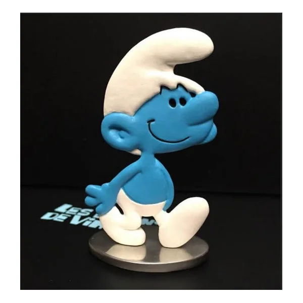 LES SCHTROUMPFS: SCHTROUMPF VINTAGE COULEURS - figurine en étain 6 cm