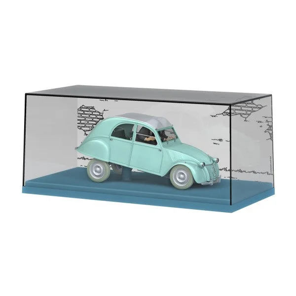 LES VOITURES DE TINTIN: LA 2CV DES DUPONDT "L'AFFAIRE TOURNESOL", 08 - véhicule au 1/24