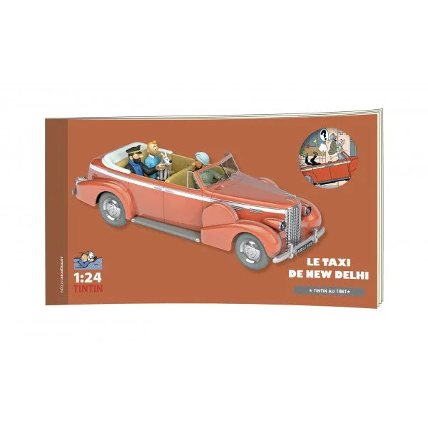 LES VOITURES DE TINTIN: LE TAXI DE NEW-DELHI "TINTIN AU TIBET", 03 - véhicule au 1/24