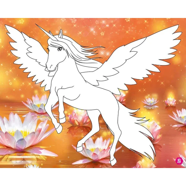 LICORNES DE REVE - CARNET CREATIF - MAGIE DES FLEURS - ED 2023