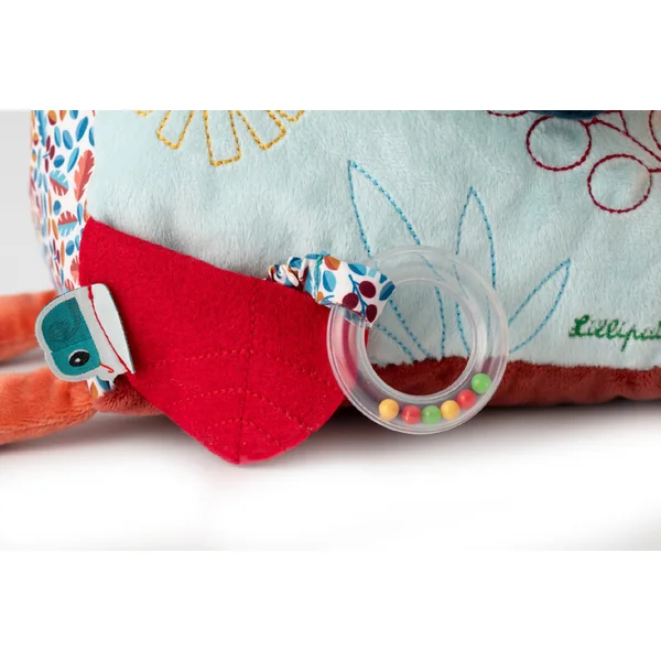 Lilliputiens - jouet en tissu avec activités et miroir - lion Jack