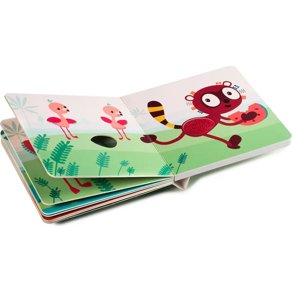 Lilliputiens - livre tactile et sonore - Dans la jungle