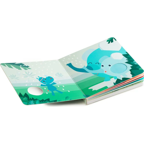 Lilliputiens - livre tactile et sonore - Dans la jungle