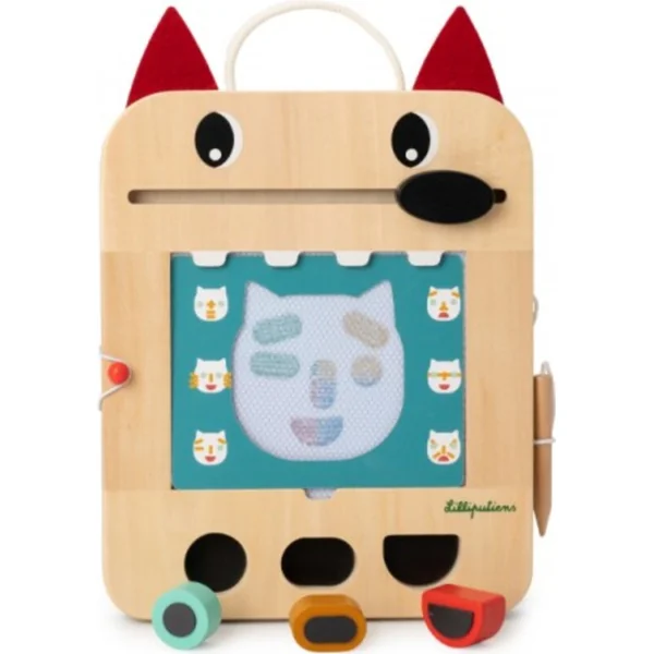 Lilliputiens - tableau magique - loup Louis