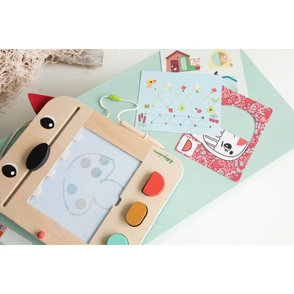 Lilliputiens - tableau magique - loup Louis