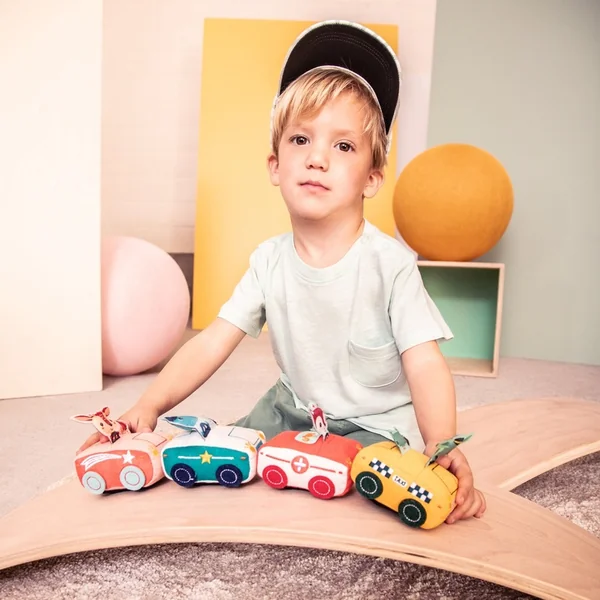 Lilliputiens - Voiture à rétrofriction avec le petit dragon Joe