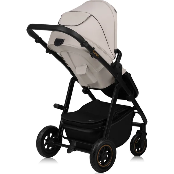 LIONELO Poussette combinée Amber Plus 3 en 1 Beige Sable