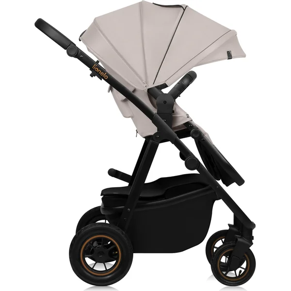 LIONELO Poussette combinée Amber Plus 3 en 1 Beige Sable