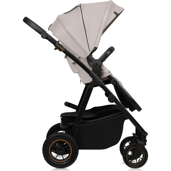 LIONELO Poussette combinée Amber Plus 3 en 1 Beige Sable