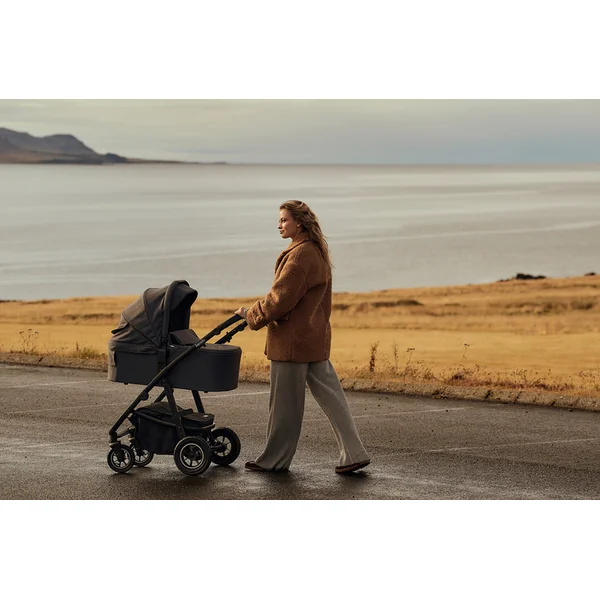 LIONELO Poussette combinée Amber Plus 3 en 1 Beige Sable
