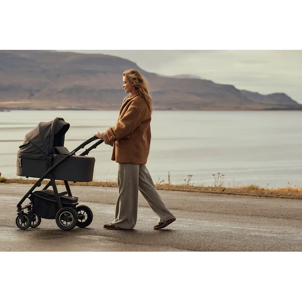 LIONELO Poussette combinée Amber Plus 3 en 1 Beige Sable