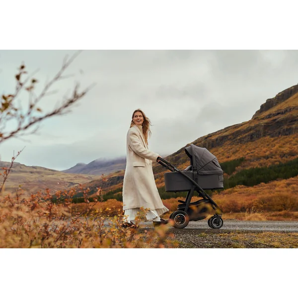 LIONELO Poussette combinée Amber Plus 3 en 1 Beige Sable