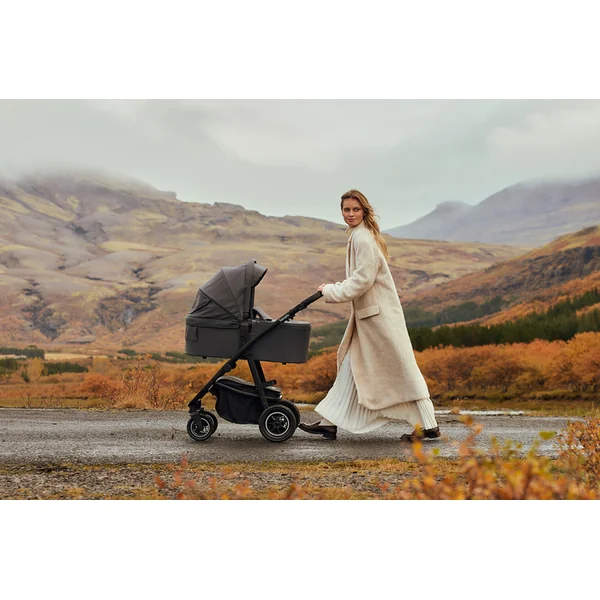 LIONELO Poussette combinée Amber Plus 3 en 1 Beige Sable