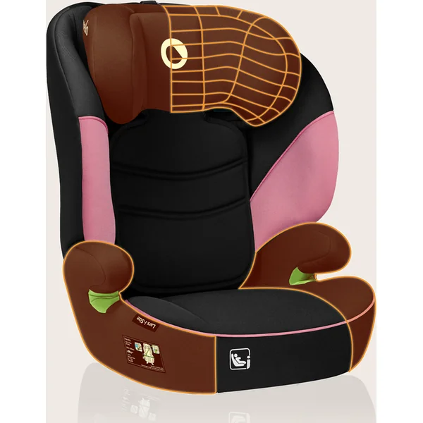 Lionelo Siège auto Lars i-Size (100-150 cm) Pink Baby