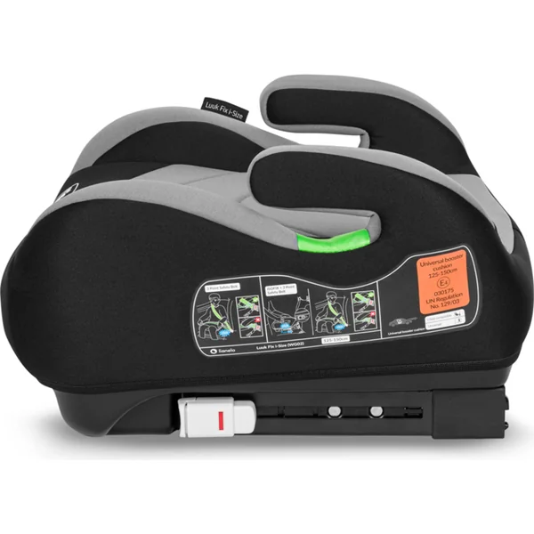 Lionelo Siège Auto Luuk Fix i-Size (125-150 cm) Grey Stone