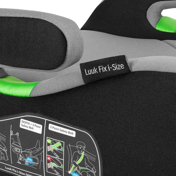 Lionelo Siège Auto Luuk Fix i-Size (125-150 cm) Grey Stone
