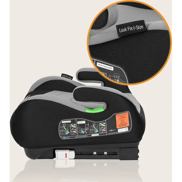 Lionelo Siège Auto Luuk Fix i-Size (125-150 cm) Grey Stone