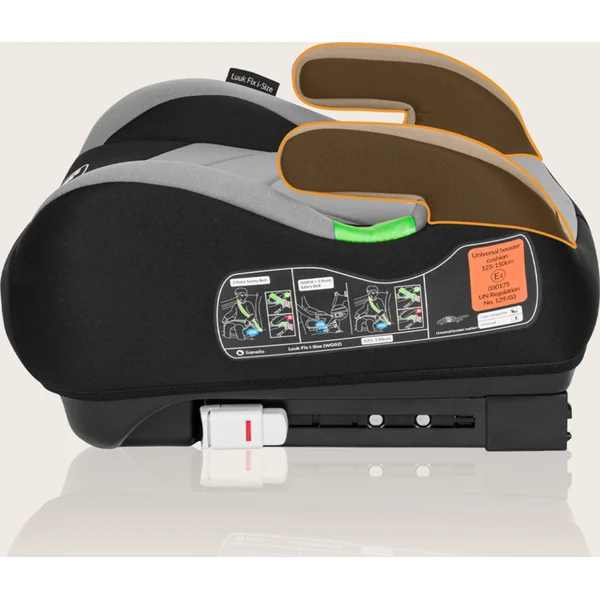 Lionelo Siège Auto Luuk Fix i-Size (125-150 cm) Grey Stone