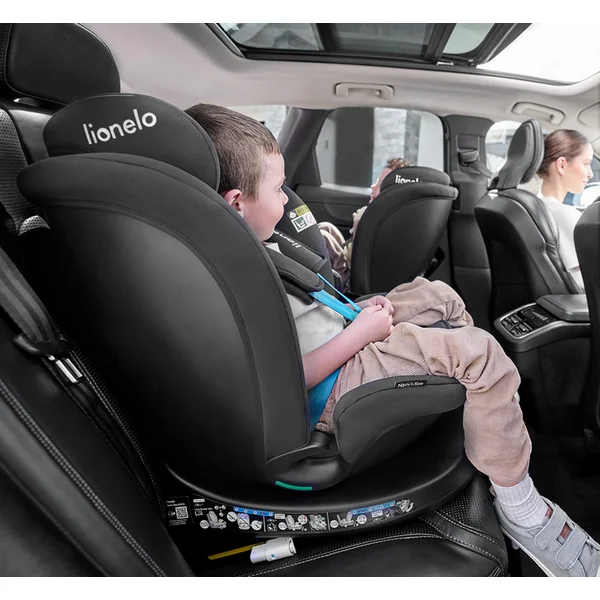 LIONELO Siège auto Navy i-Size (40-150 cm) Black Onyx