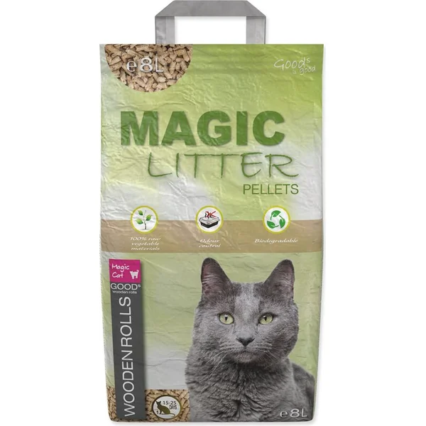 Litière Magic Litter Wooden Rolls 8L